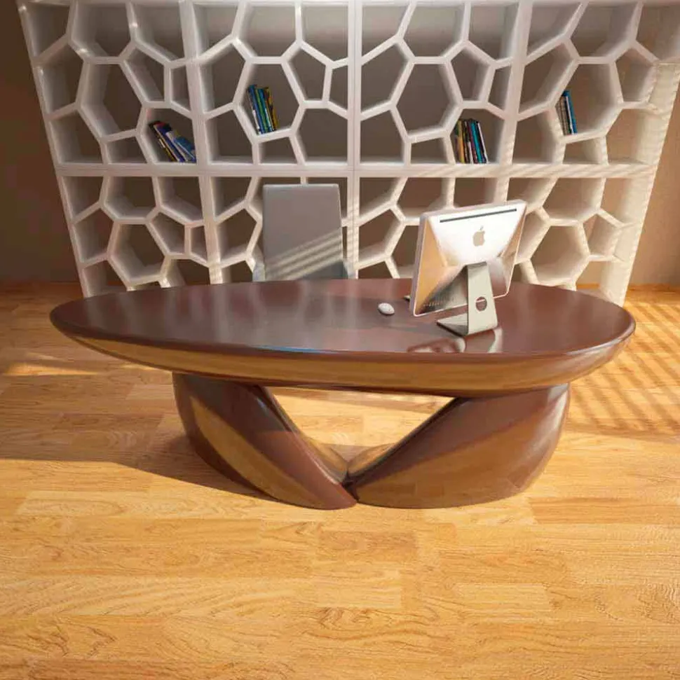 Scrivania per ufficio design moderno Sofstone, fatta a mano