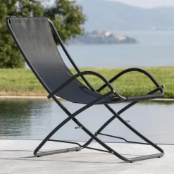 Sdraio Pieghevole da Giardino in Acciaio Zincato Made in Italy 2 Pezzi – Hobbit