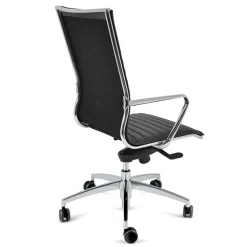 Sedia Alta da Ufficio con Ruote e Cuscino Ergonomico e Girevole - Filanna
