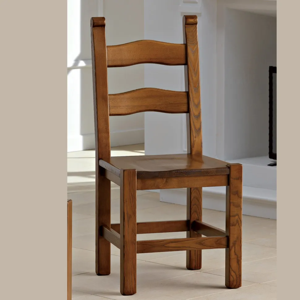 Sedia Classica Cucina in Legno Massello di Faggio Made in Italy - Lavinia