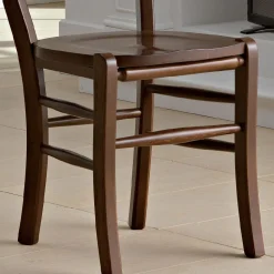 Sedia Classica da Cucina in Legno Massello Design Italiano - Monika