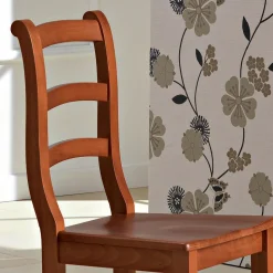 Sedia Classica in Legno Massello di Faggio di Design Italiano - Baptiste