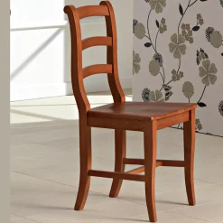 Sedia Classica in Legno Massello di Faggio di Design Italiano - Baptiste