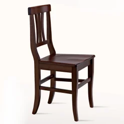 Sedia Classica in Legno Massello di Faggio Design Made in Italy - Claudie