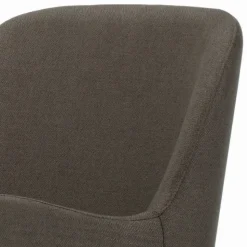 Sedia con Braccioli con Gambe in Legno e Seduta Imbottita Made in Italy - Bari