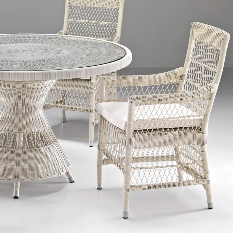 Sedia con Braccioli da Esterno in Polyrattan - Gigi
