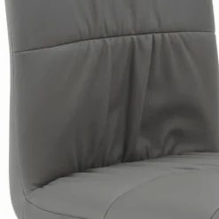 Sedia con Gambe in Acciaio Laccate e Seduta Rivestita Made in Italy - Brescia