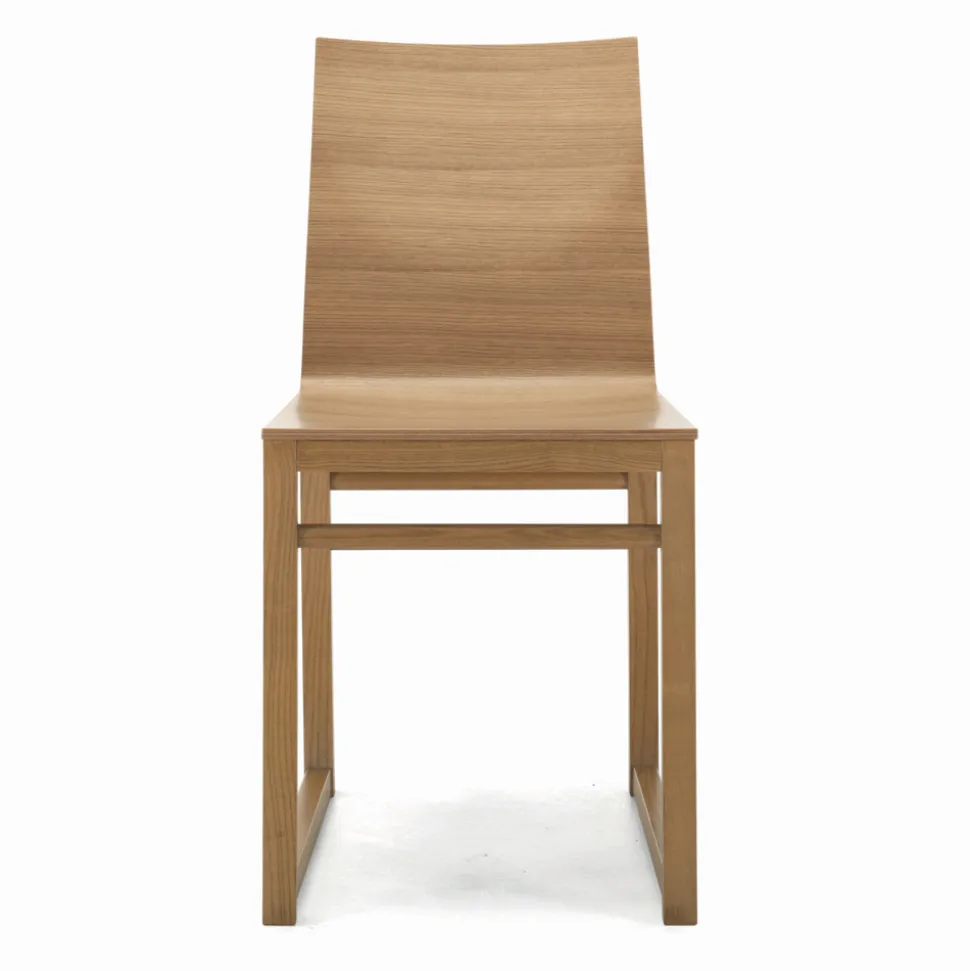 Sedia con Struttura in Frassino e Scocca in Rovere Made in Italy - Emilia