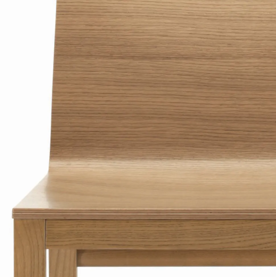 Sedia con Struttura in Frassino e Scocca in Rovere Made in Italy - Emilia