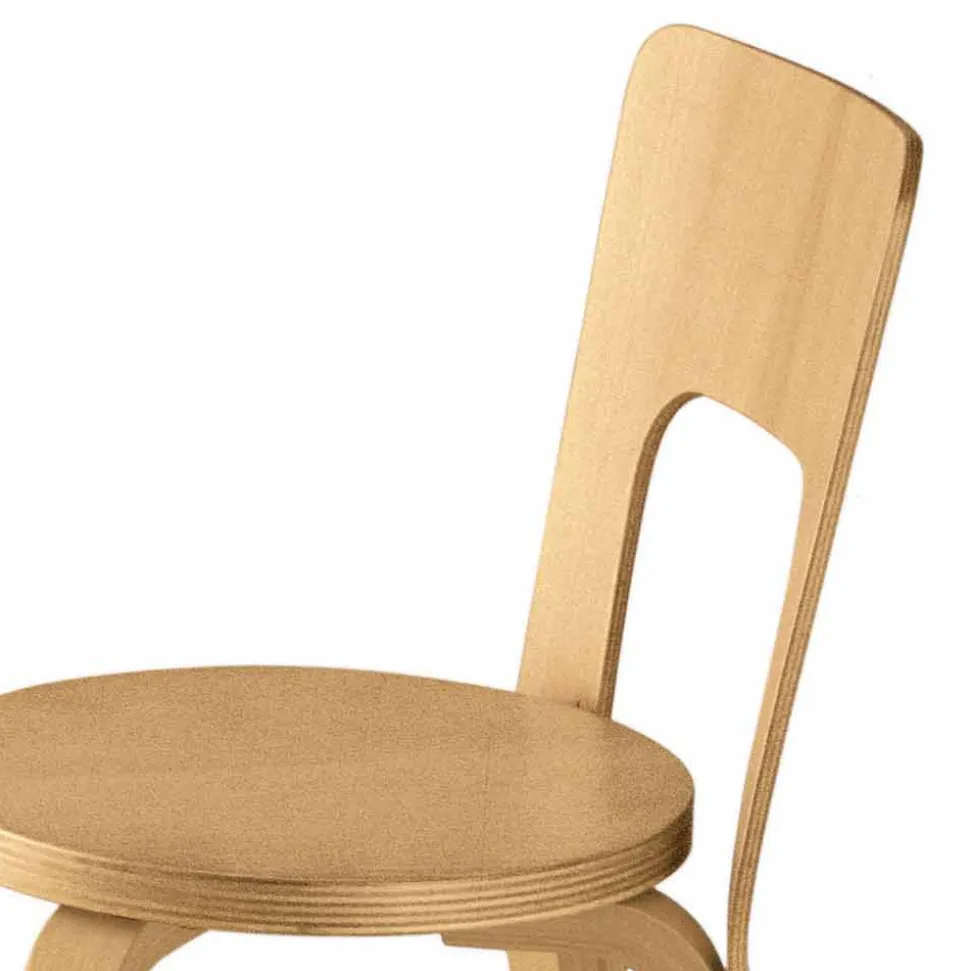 Sedia da Cucina in Legno di Faggio Curvato Naturale Made in Italy - Cassiopea