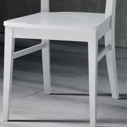 Sedia da Cucina in Legno Massello di Faggio Design Italiano - Jeanine