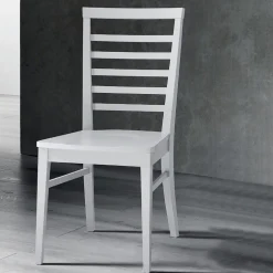 Sedia da Cucina in Legno Massello di Faggio Design Italiano - Jeanine