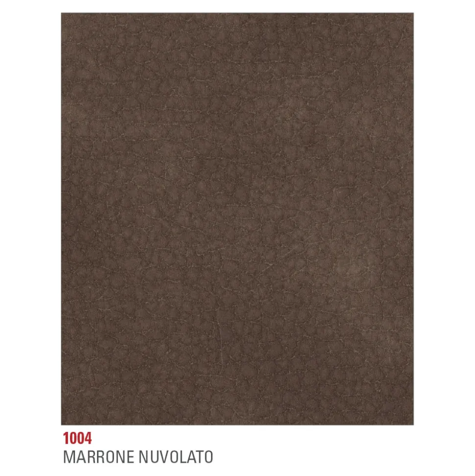 Sedia da Cucina Interamente Rivestita in Ecopelle Made in Italy, 2 Pezzi - Maria