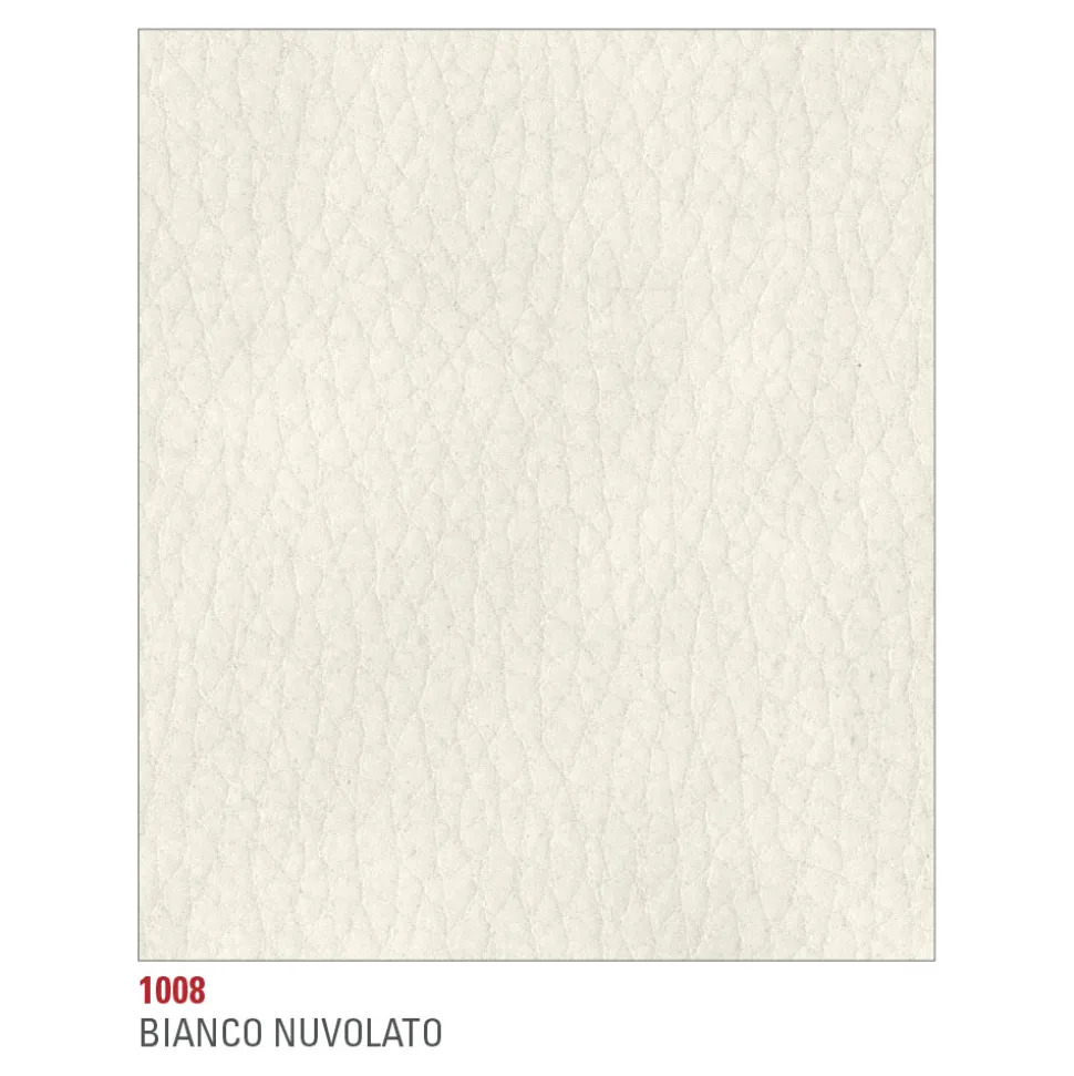 Sedia da Cucina Interamente Rivestita in Ecopelle Made in Italy, 2 Pezzi - Maria