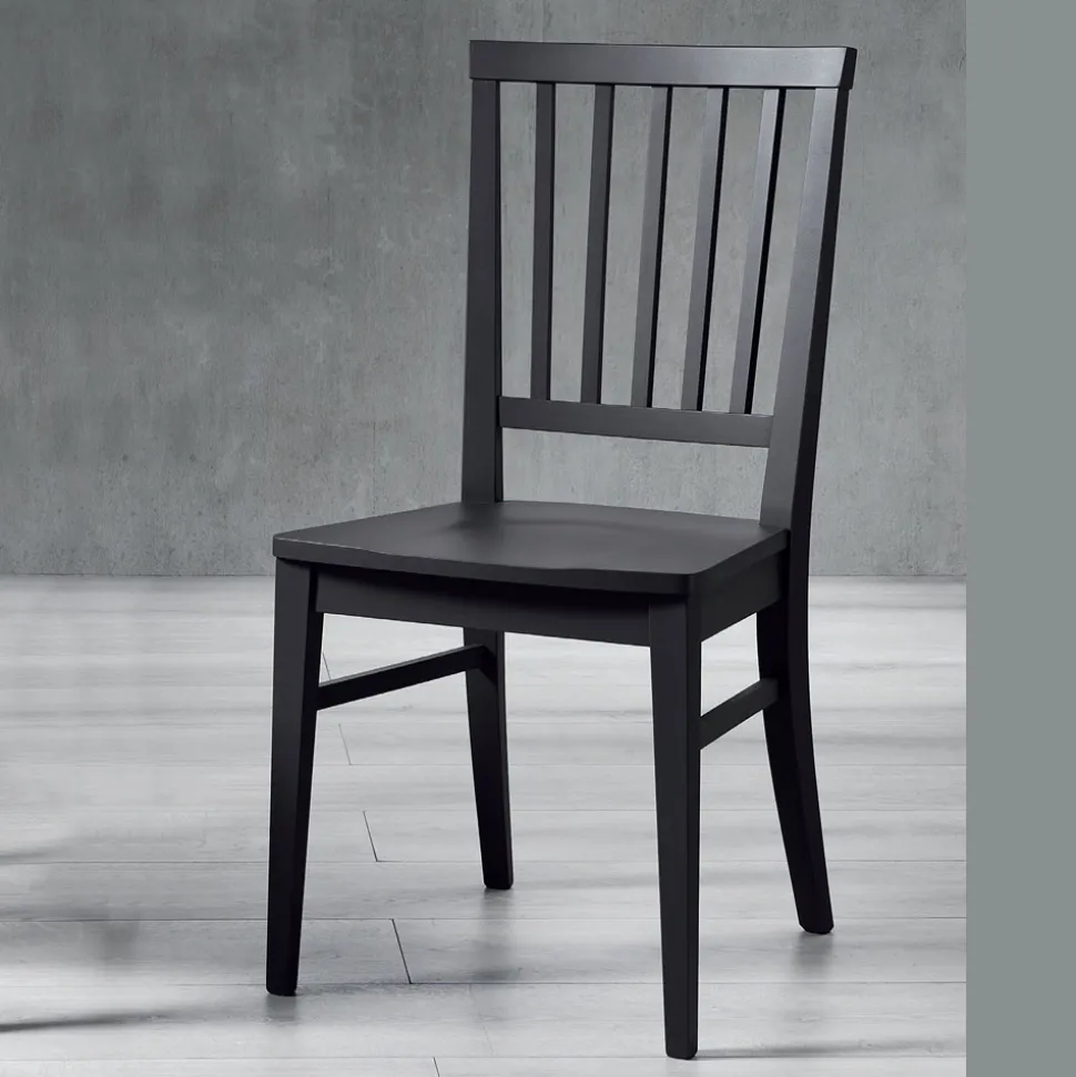Sedia da Cucina Legno Massello di Faggio Design Elegante Italiano - Rosita