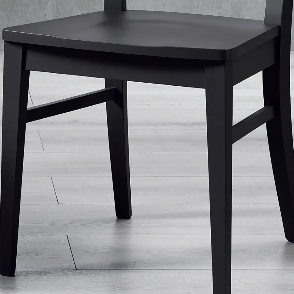 Sedia da Cucina Legno Massello di Faggio Design Elegante Italiano - Rosita