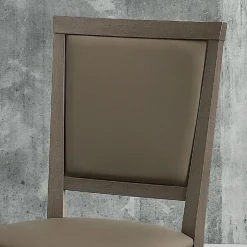 Sedia da Cucina Moderna in Legno e Ecopelle Design Made in Italy - Taver