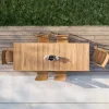 Sedia da Esterno con Braccioli in Legno Teak - Marie