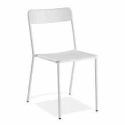 Sedia da Esterno Impilabile in Metallo Made in Italy, 4 Pezzi - Xylia