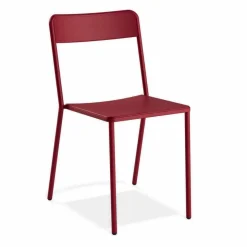 Sedia da Esterno Impilabile in Metallo Made in Italy, 4 Pezzi - Xylia