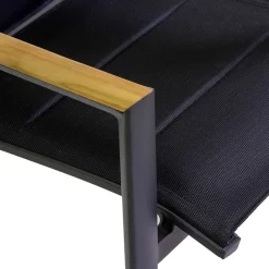 Sedia da Esterno in Alluminio con Textilene a Doppio Strato - Escursione