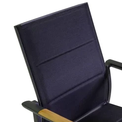 Sedia da Esterno in Alluminio con Textilene a Doppio Strato - Escursione