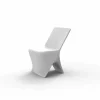 Sedia da giardino di design moderno Sloo by Vondom, in polietilene