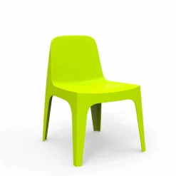 Sedia da giardino impilabile in polipropilene Solid Vondom, di design, 4 pezzi