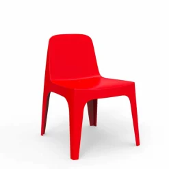 Sedia da giardino impilabile in polipropilene Solid Vondom, di design, 4 pezzi