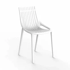 Sedia da Giardino in Plastica Colorata Impilabile 4 Pezzi - Ibiza by Vondom