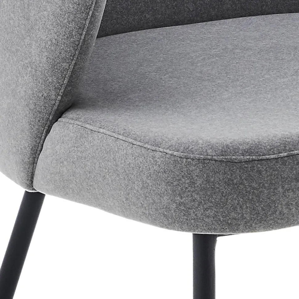 Sedia da Pranzo con Struttura in Metallo e Seduta in Velluto Made in Italy - Rodino