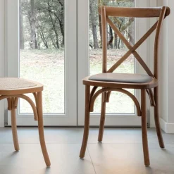 Sedia da Pranzo in Faggio Europeo in Diverse Finiture - Inay