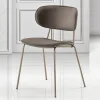 Sedia da Pranzo in Tessuto di 2 Diverse Finiture Made in Italy - Sanemi