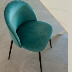 Sedia da Soggiorno con Seduta e Gambe in Diverse Finiture - Chandra