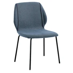 Sedia da Soggiorno Design Moderno Elegante in Tessuto con Bordino - Scarat