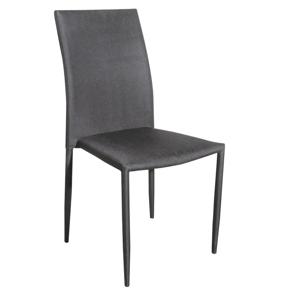 Sedia da Soggiorno Interamente Rivestita in Stoffa Made in Italy - Olaf