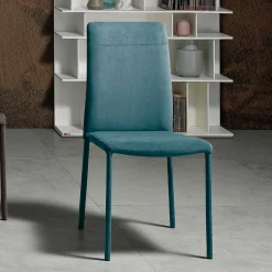 Sedia da Soggiorno Interamente Rivestita in Tessuto Made in Italy - Lorelai