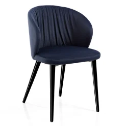 Sedia da Soggiorno in Tessuto e Frassino di Design Elegante - Reginaldo