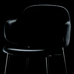 Sedia da Soggiorno Realizzata in Acciaio e Velluto Made in Italy - Foggia
