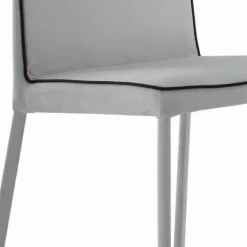 Sedia da Soggiorno Rivestita e Gambe Laccate Made in Italy - Catania