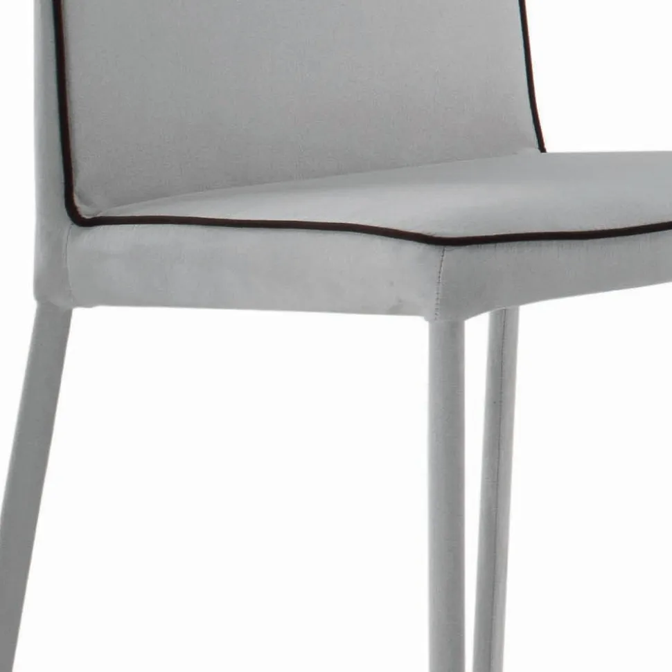 Sedia da Soggiorno Rivestita e Gambe Laccate Made in Italy - Catania