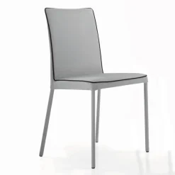 Sedia da Soggiorno Rivestita e Gambe Laccate Made in Italy - Catania