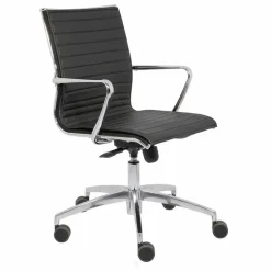 Sedia da Ufficio con Ruote e Cuscino Design Ergonomico e Girevole - Filanna