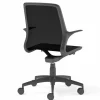 Sedia da Ufficio con Ruote Girevole in Rete Nera e Nylon Nero – Ayumu