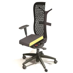 Sedia da Ufficio Ergonomica e Girevole con Braccioli Made in Italy - Fulvio