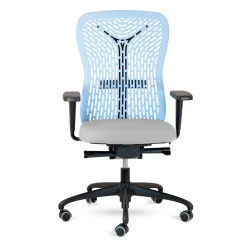 Sedia da Ufficio Ergonomica e Girevole con Braccioli Made in Italy - Fulvio