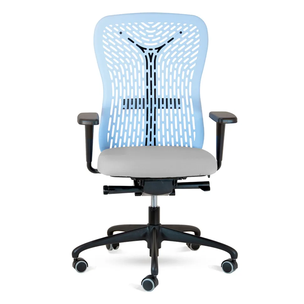 Sedia da Ufficio Ergonomica e Girevole con Braccioli Made in Italy - Fulvio