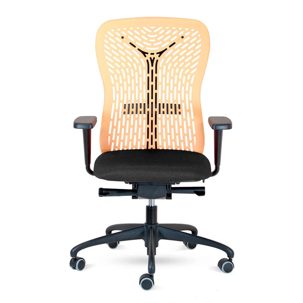 Sedia da Ufficio Ergonomica e Girevole con Braccioli Made in Italy - Fulvio