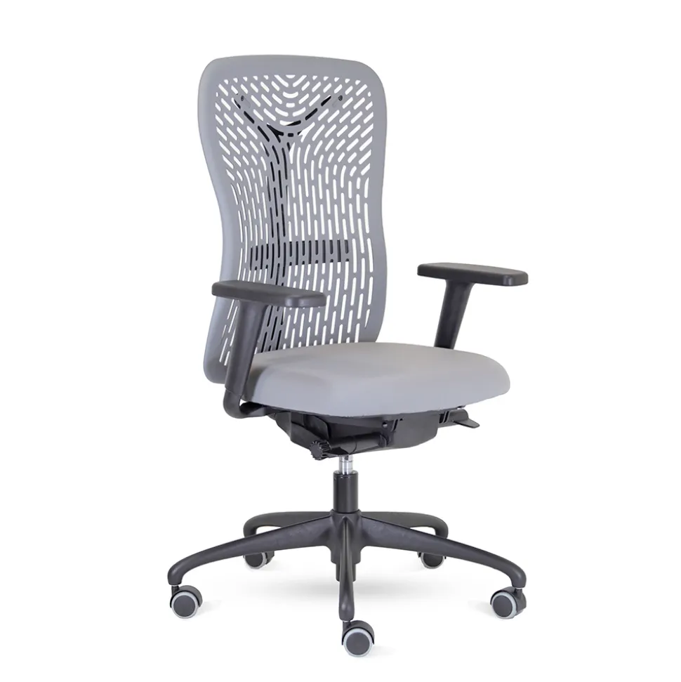 Sedia da Ufficio Ergonomica e Girevole con Braccioli Made in Italy - Fulvio