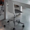Sedia da Ufficio in Alluminio e Polipropilene Made in Italy, 2 Pezzi - Charita